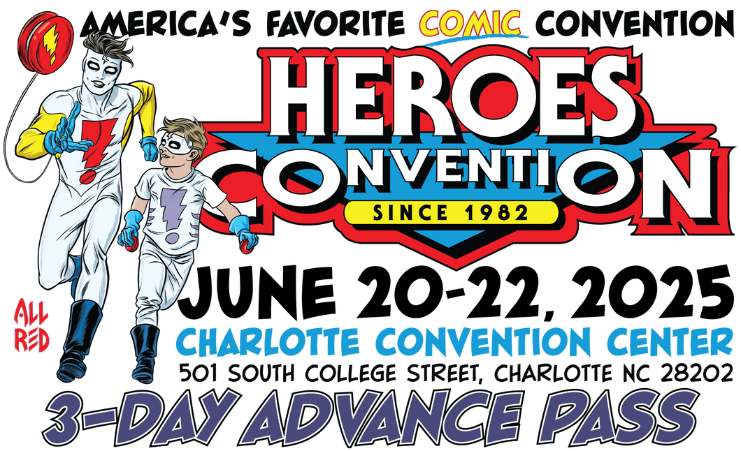 2025 Heroes Convention :: 3-DAY ADVANCE PASS