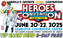 Load image into Gallery viewer, 2025 Heroes Convention :: VIP EARLY BIRD 3-DAY PASS